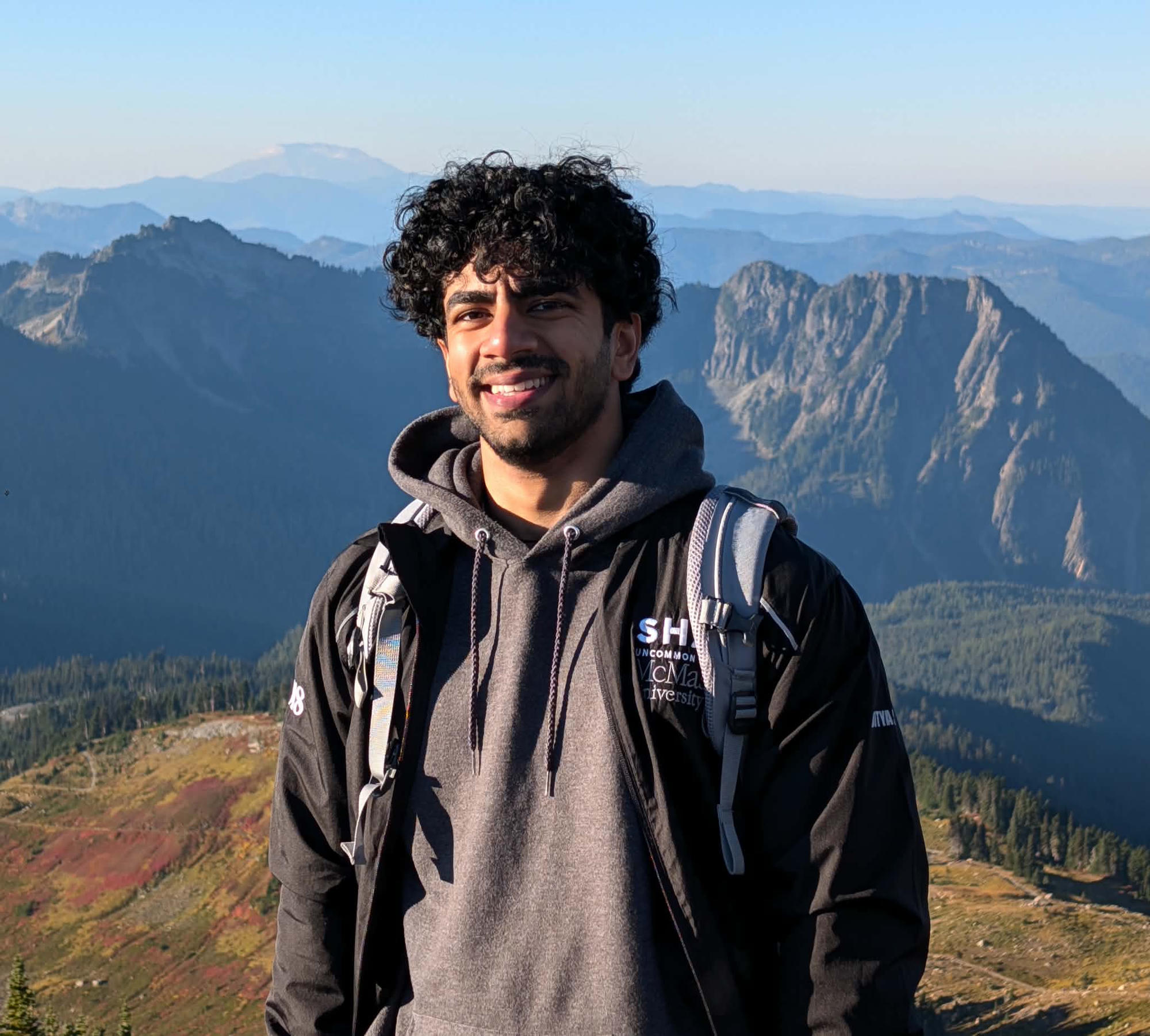 Aditya Sharma hiking